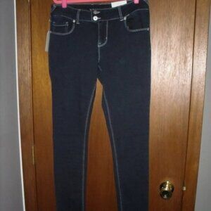 Vanity Luxe Harlow Womens Dark Denim Jeans Jegging Skinny Size 31 x 32 12 Slim